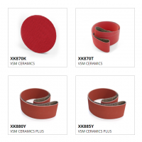 VSM 砂板和砂墊 KK114F系列 粒度范圍：40至800