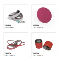 VSM砂板和砂墊 KV701系列 較高的切削速度 粒度范圍：40至800