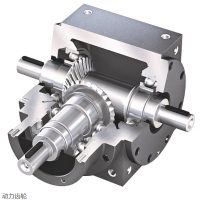 Nidec Graessner齒輪減速機(jī)，直角變速箱，通過實(shí)心軸和空心軸輸出