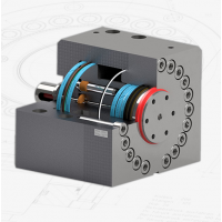 wenzel 帶法蘭液壓缸S1107系列帶外部導軌