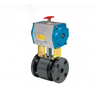 Effebi 驅(qū)動閥Antares碳鋼，帶氣動執(zhí)行器， 旋轉(zhuǎn)角度90度