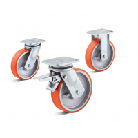 torwegge重型腳輪，可用于運(yùn)輸重達(dá) 10,000 kg 的貨物