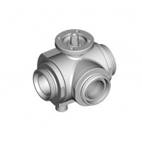 4G Ghidini313025C_L_4 313030 L-DIN 帶加熱套閥門三通球閥