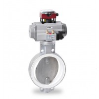 Warex Valve對夾式蝶閥DKZ110H DKZ110DZ免維護設計手動變速箱