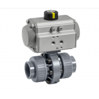 GEMü 410 系列氣動蝶閥，提供常閉和常開控制功能。閥體采用塑料設(shè)計(jì)