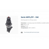 BUROCCO SW內(nèi)螺紋連接帶活塞氣動(dòng)斜座開關(guān)截止閥