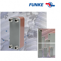 FUNKE 釬焊板式換熱器，可以在高壓和高溫下運行，并且設(shè)計緊湊