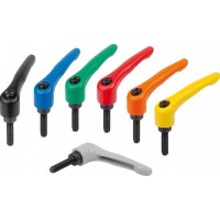 KIPP K0122_SE外螺紋可調(diào)式手柄公制K0122_STM亞光紋理