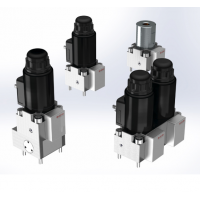 瑞士Bieri Hydraulik 換向座閥 WVH-4B，流量高達(dá) 12 升/分鐘