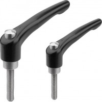 KIPP外螺紋保護帽不銹鋼磨砂表面K0123_SE可調(diào)式手柄