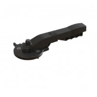 interapp 聚酯涂層手柄帶凹槽手動操作閥門HLA鋁制