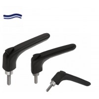 KIPPK0982內(nèi)外螺紋可調(diào)式手柄塑料銷(xiāo)不銹鋼插件