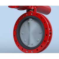 bray雙向氣泡級密封襯膠蝶閥35/36系列閥體不銹鋼