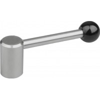 KIPP K1444_PB0 K1444_PB20不銹鋼拉伸桿帶鉸孔球形把手拋光