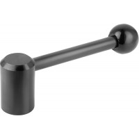 KIPP K0176_IG0 K0176_IG20內(nèi)螺紋黑色塑料球形旋鈕張力桿