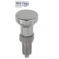 KIPP K0632_A K0632_B英寸定位柱塞拉手不銹鋼蘑菇型