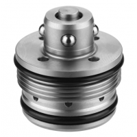 德國AMF 夾緊模塊，旋入式，短設(shè)計，開啟工作壓力，最小5巴至最大12巴