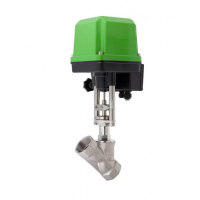 Schubert & Salzer 7310型傾斜座電動(dòng)閥，適用于中性和侵蝕性介質(zhì)