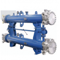 FUNKE 管殼式換熱器，主要用于冷卻潤(rùn)滑油和液壓油或水的加熱