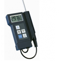 Tematec 手持式儀表P320型，堅固、易于使用，用于確定溫濕度